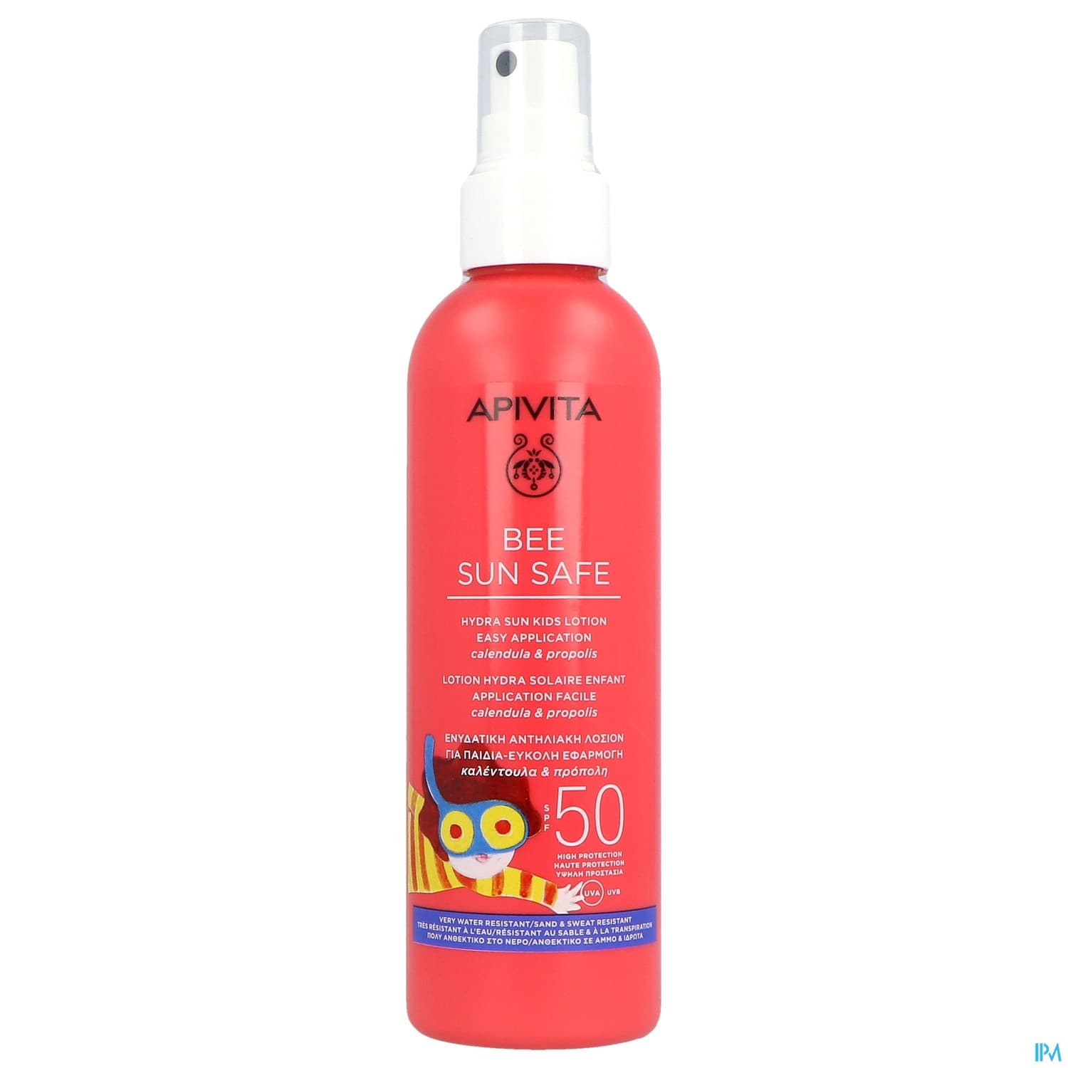 Apivita Bee Sun Safe Spf50 Lotion Hydra Solaire Enfant Application Facile 200ml