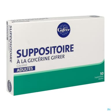 Gifrer Suppositoire Glycerine Adulte 50