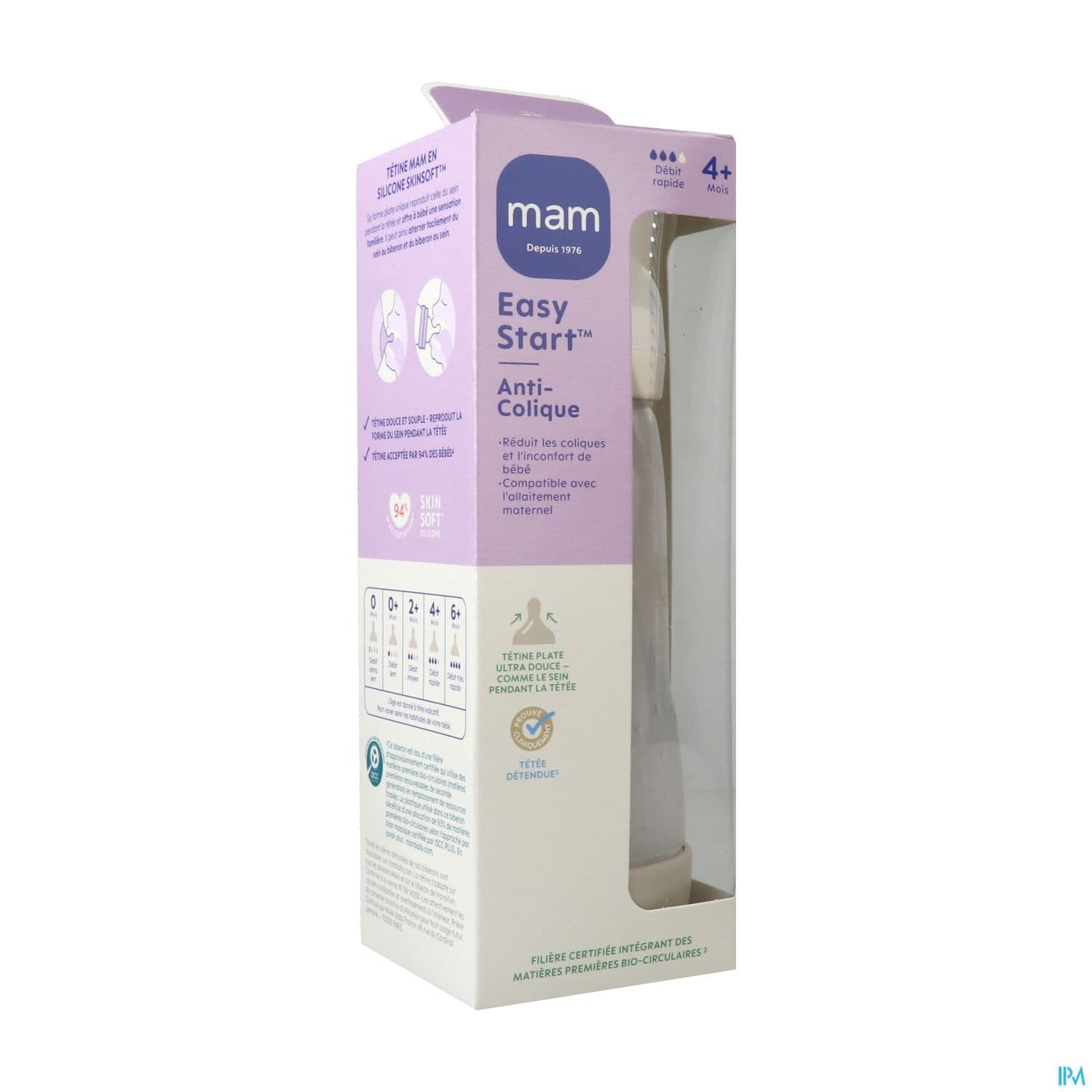 MAM BIB E ST A/COL SABLE D3 320ML