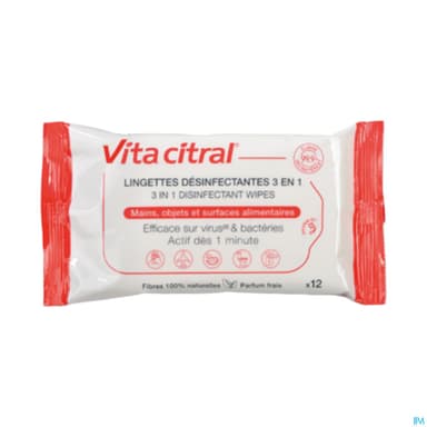 VITA CITRAL LINGET DESINF 3EN1 X12