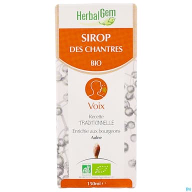 HERBALGEM SIROP CHANTRES BIO 150ML
