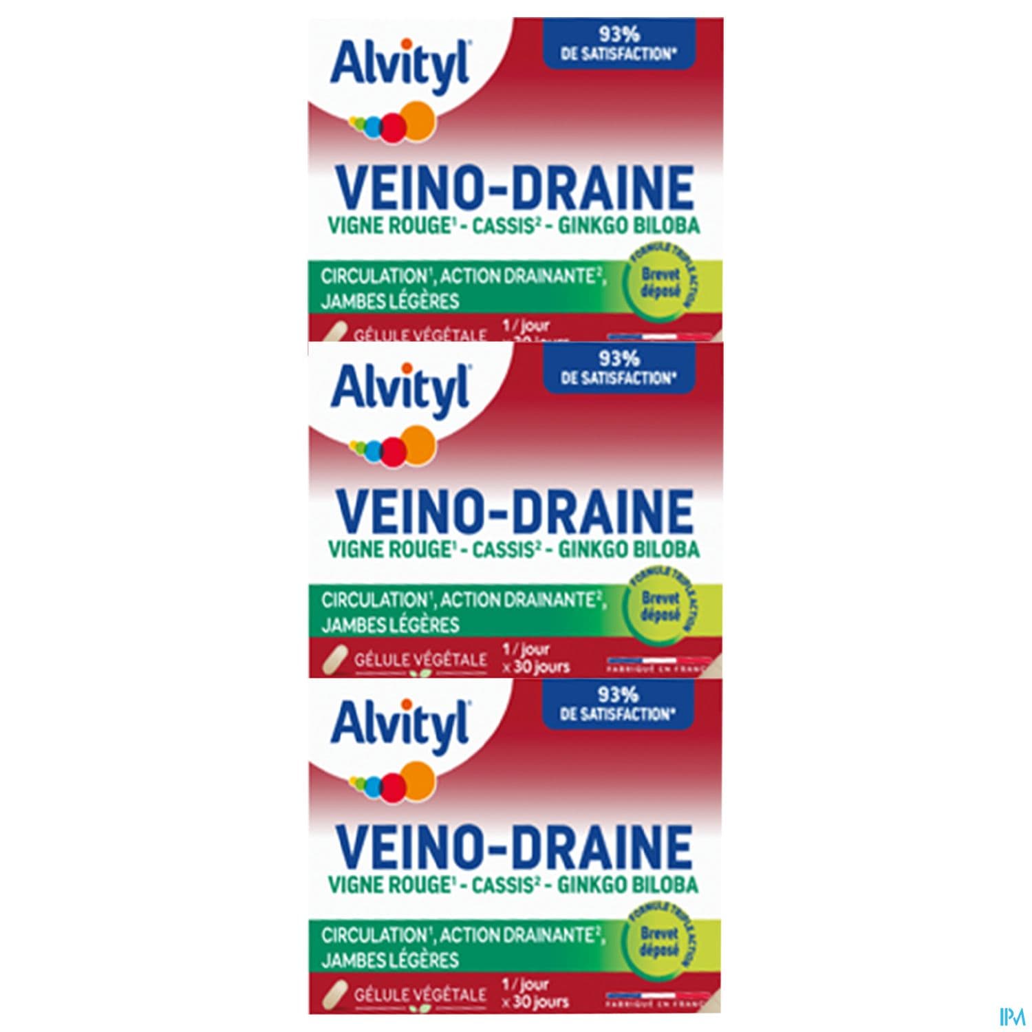 ALVITYL VEINODRAINE GELUL 30X3