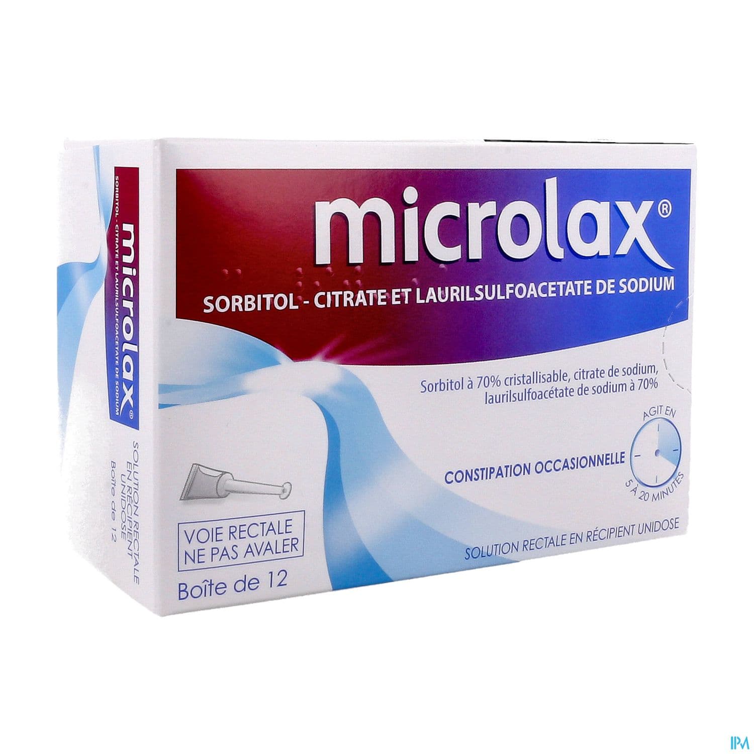 Microlax Solution Rectale Unidose 6g45 12
