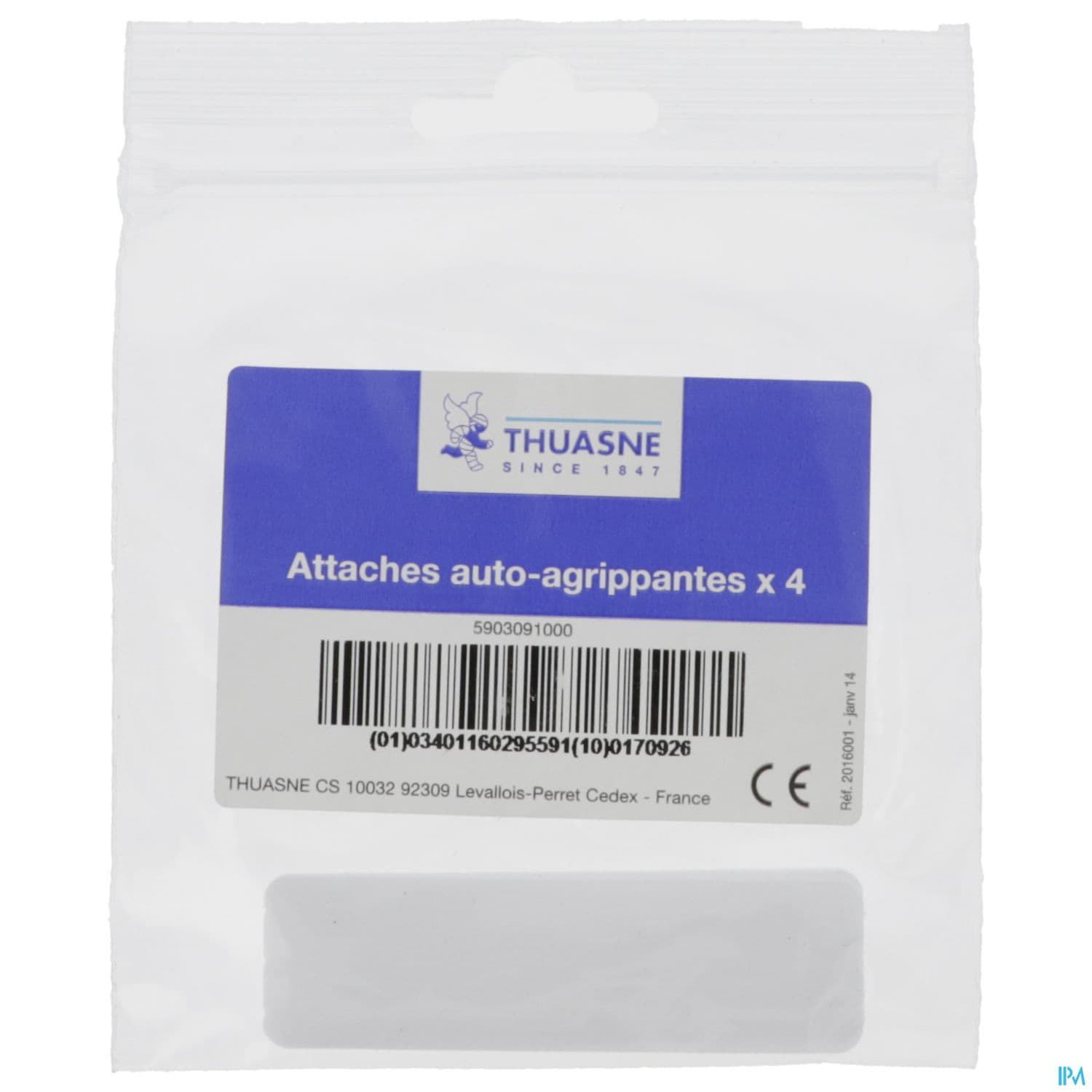 ATTACH THUASN AUTO-AGRIPPANTES X4