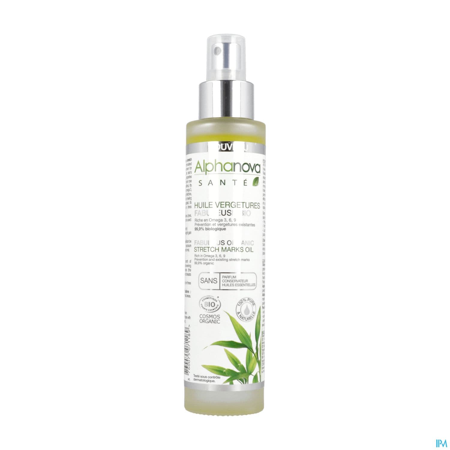Alphanova Organic Mum Vergetures Huile Fabuleuse Bio 100ml