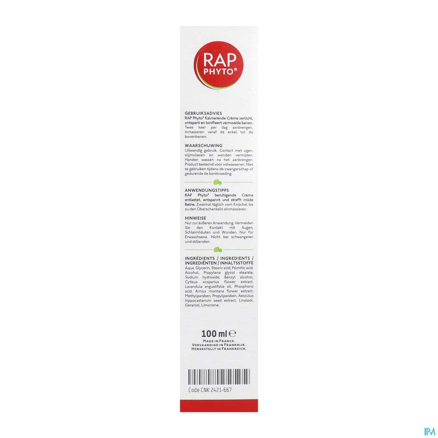RAP PHYTO CR JAMB LEGERE 100ML