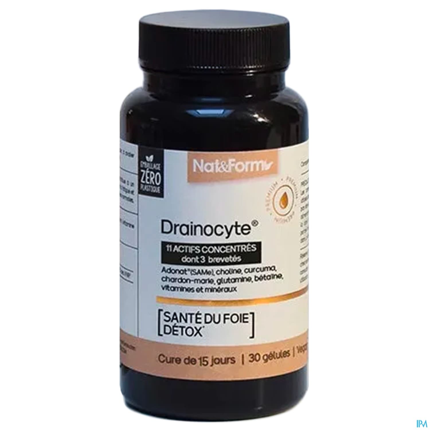 NAT&FORM DRAINOCYTE DETOX GELUL 30