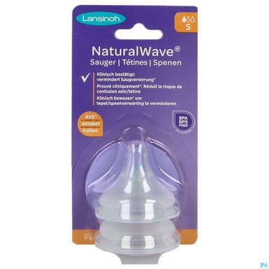 LANSINOH TETINE NATUREL WAVE LENT2