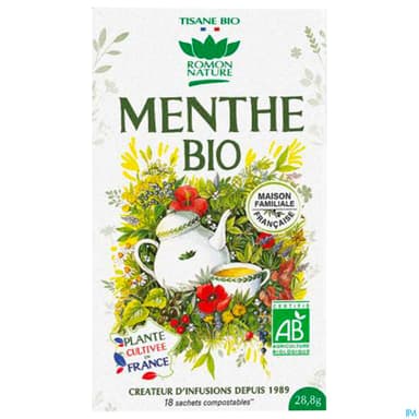 ROMON NATUR TIS BIO MENTHE SACH18