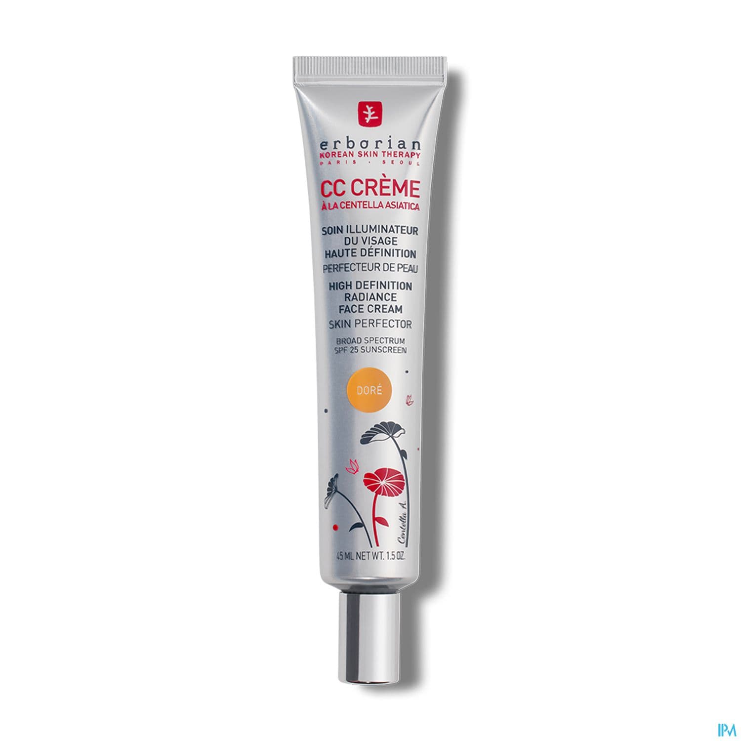 Erborian Cc Creme Centella Asiatica Spf25 Dore 45ml