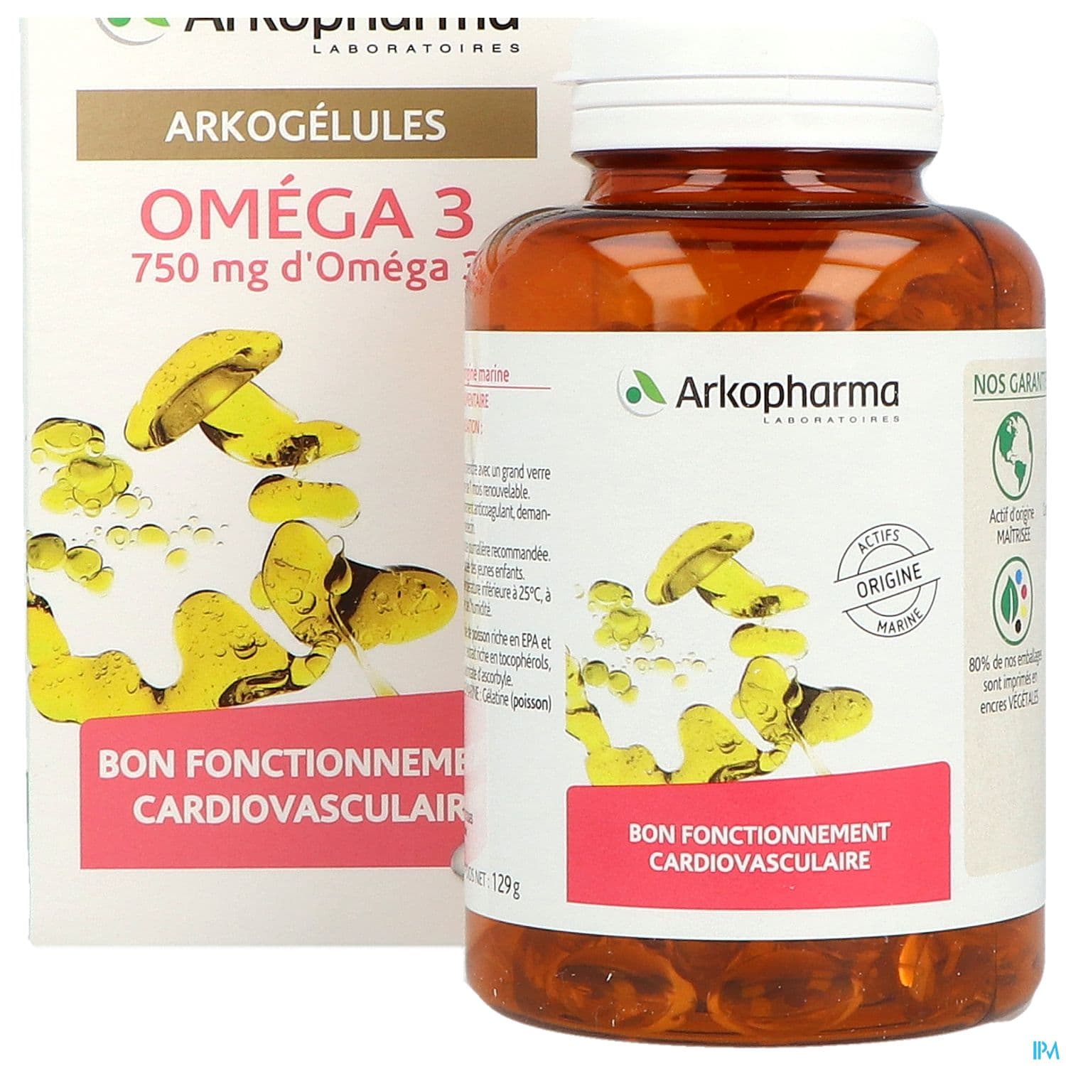ARKOGELUKES OMEGA 3 MARINE CAPS FL/180