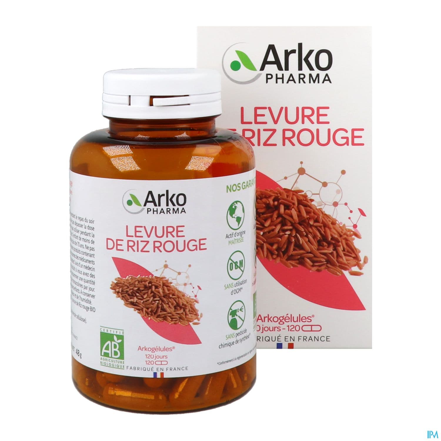 ARKOG LEVURE RIZ ROUGE BIO GELU120