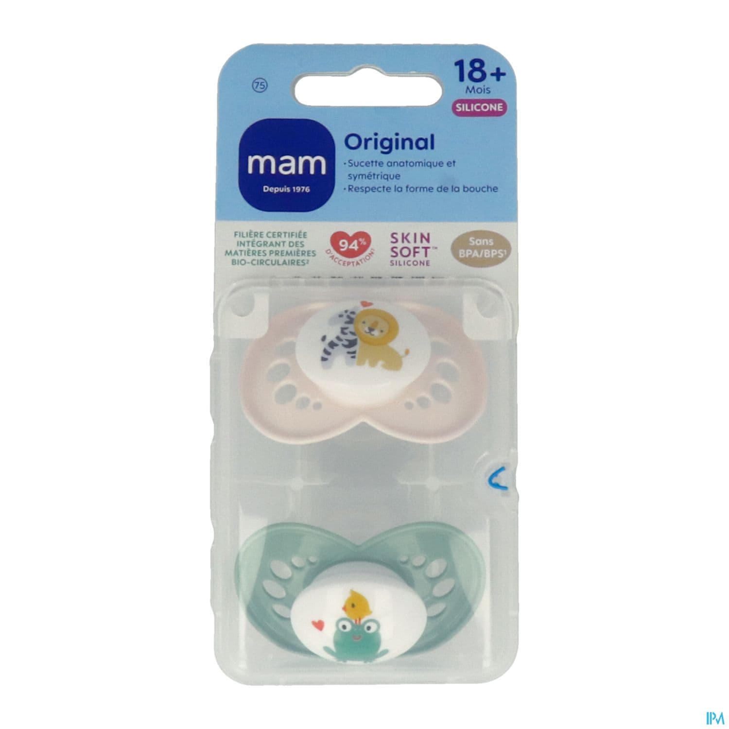 Mam Sucette Original Classique +18m Silicone X2