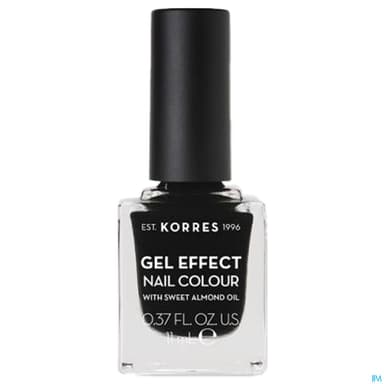 Korres Vernis A Ongles Amande Douce 100 Black 11ml