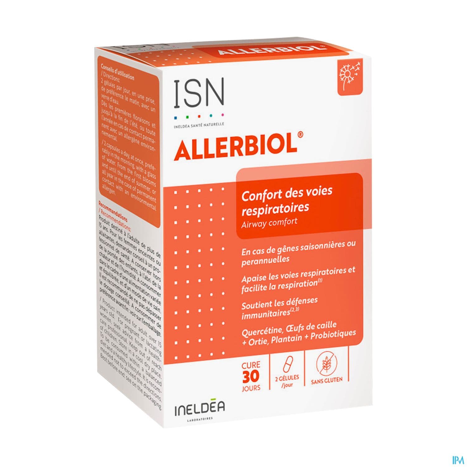 Ineldea Isn Allerbiol Confort Des Voies Respiratoires Gelule 60