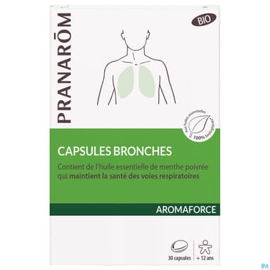 Pranarom Aromaforce Bronches Eubiarom Bio Capsule 30
