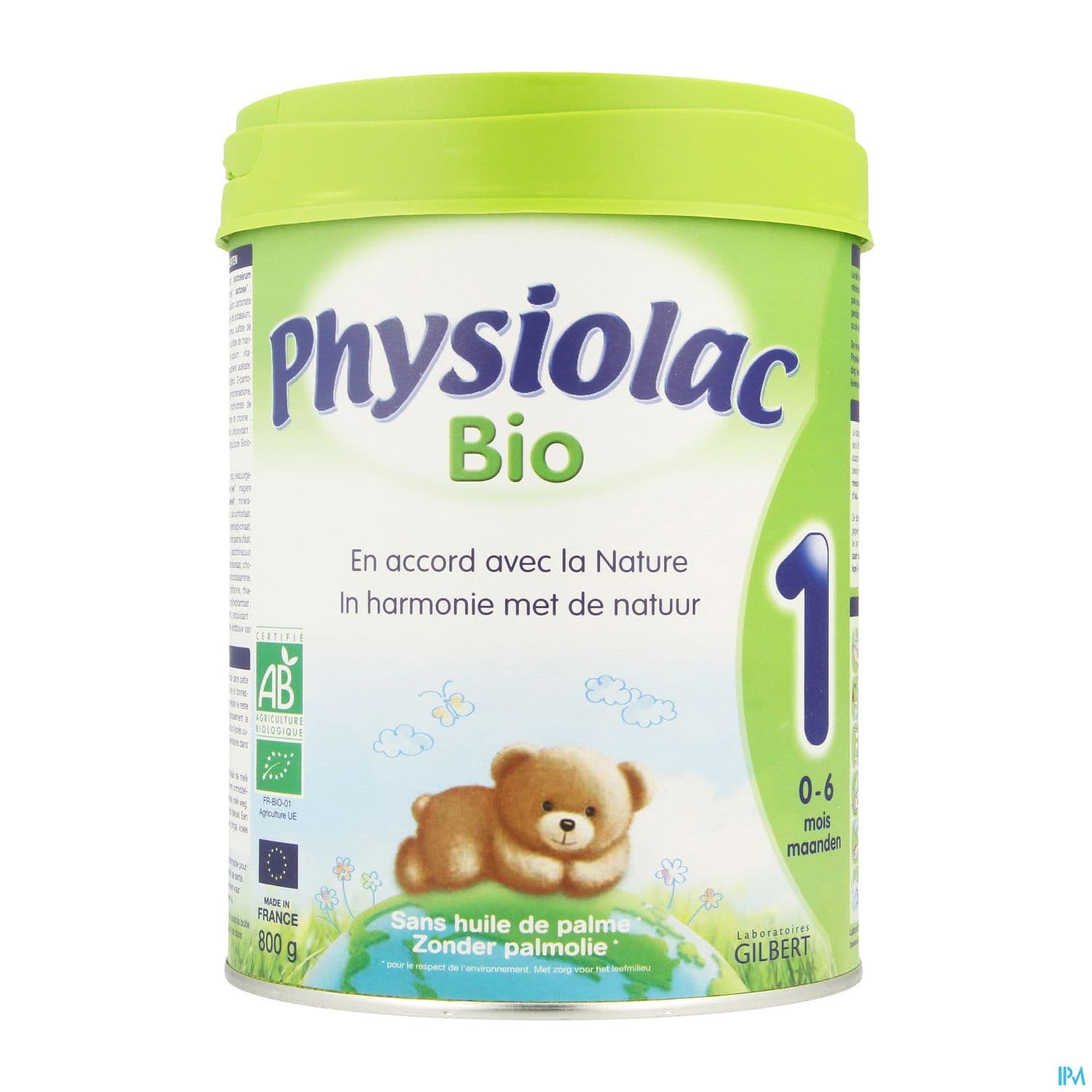 PHYSIOLAC LAIT BIO1 PDR 800G