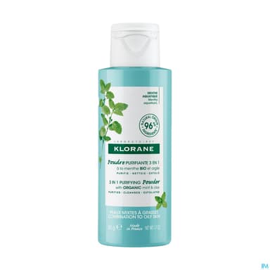 KLORANE PDR NETT MENTHE AQUA 50G