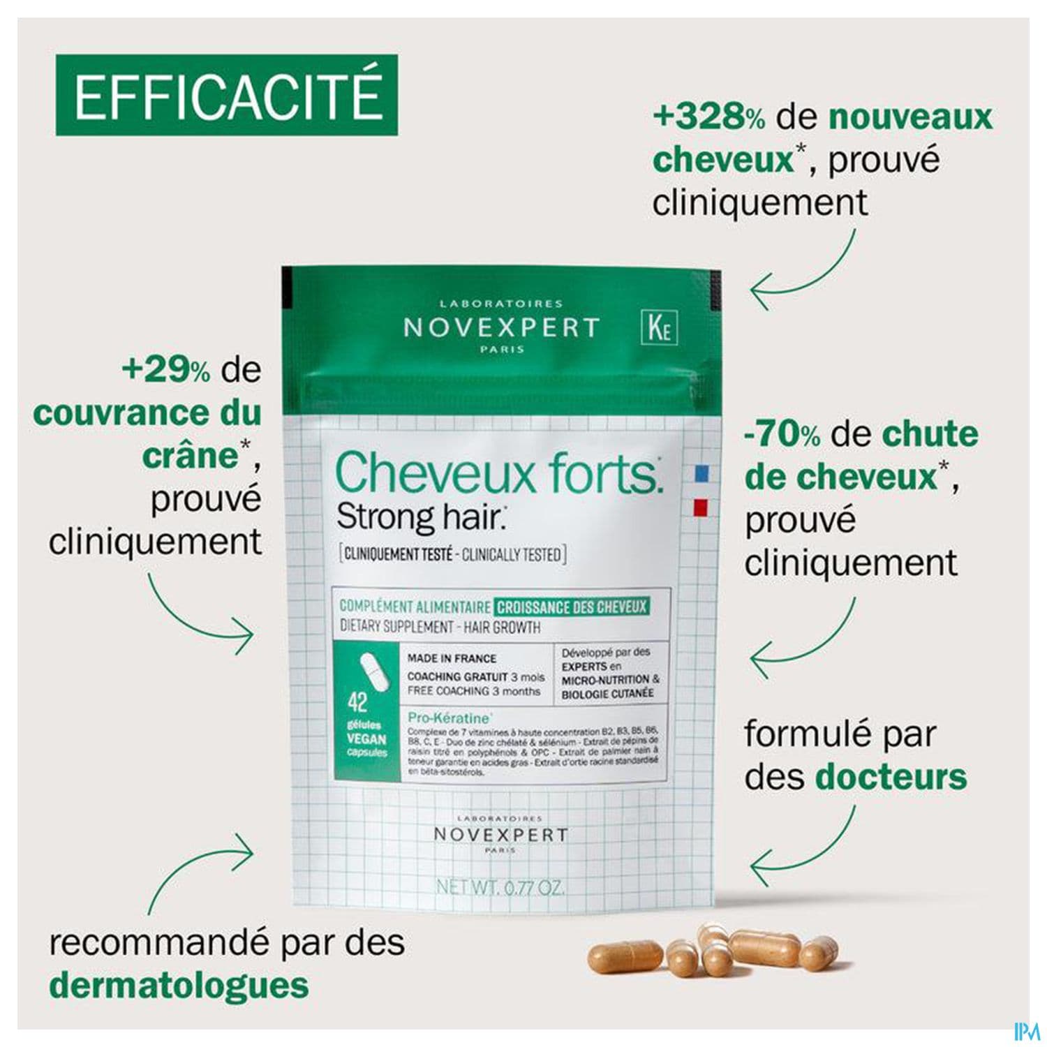 NOVEXPERT CHEVEUX FORTS GELUL 42