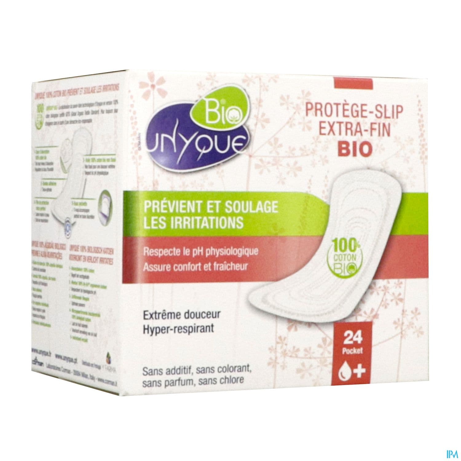 UNYQUE BIO PROT/SLIP100%COT POCK24
