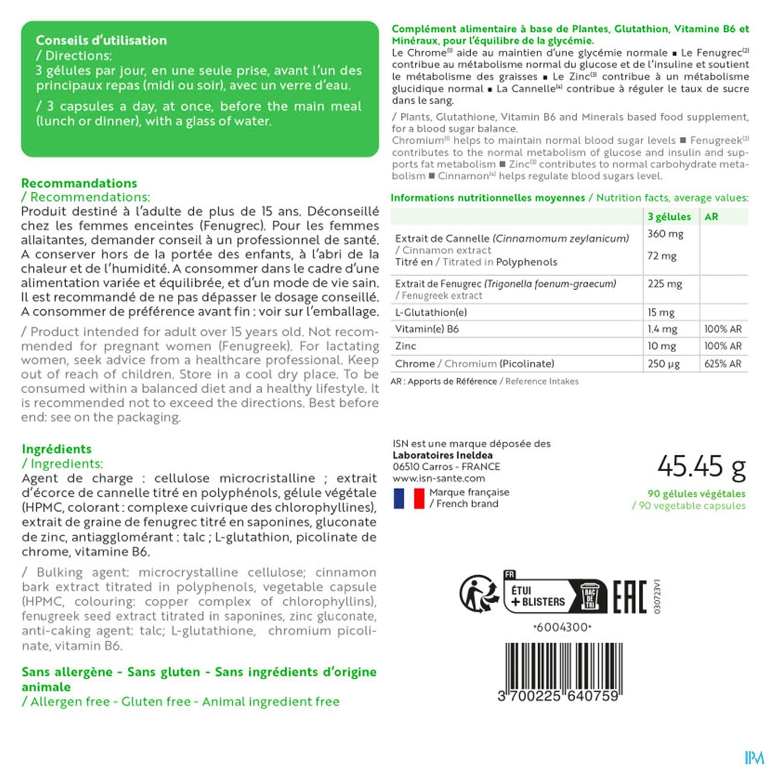 ISN INDELDEA GLYCO-STAB GELUL 90