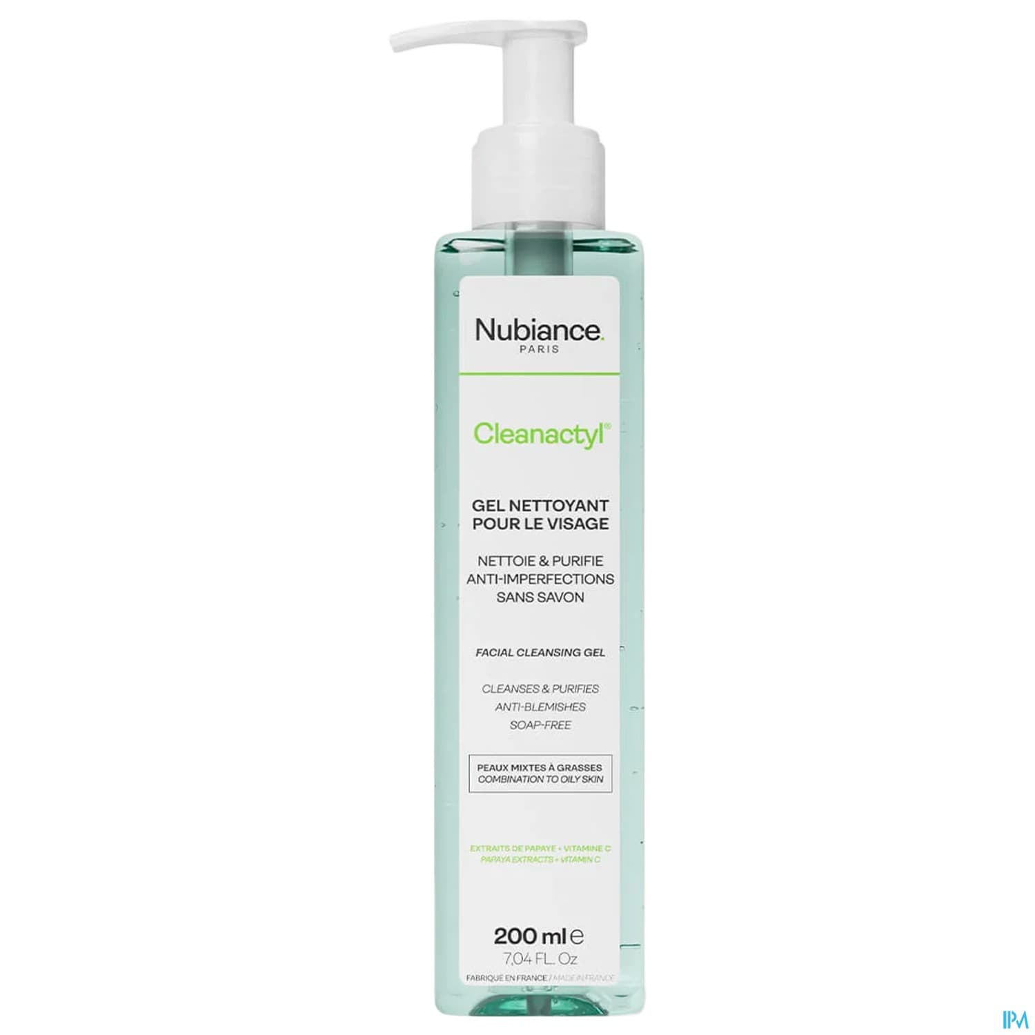 NUBIANCE CLEANACTYL GEL NETT 200ML