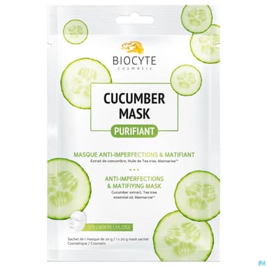 Biocyte Cucumber Mask Masque Purifiant 10g X1