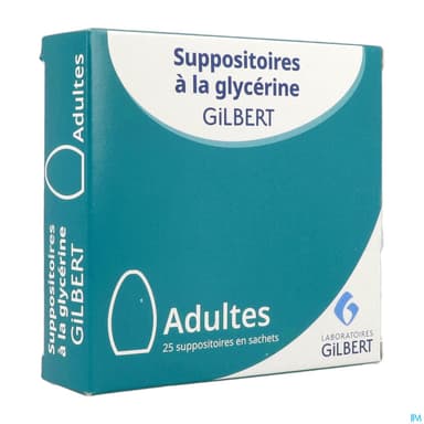 Laboratoires Gilbert Suppositoire Glycerine Adulte 25