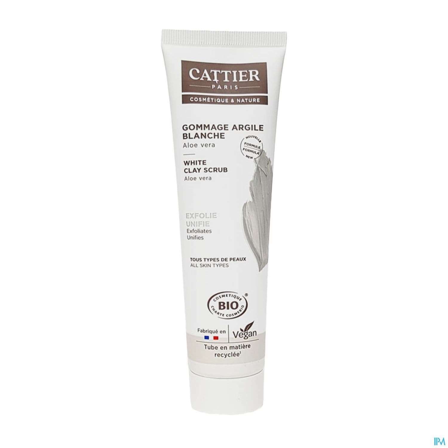 CATTIER GOMMAGE ARGILE BLC 100ML