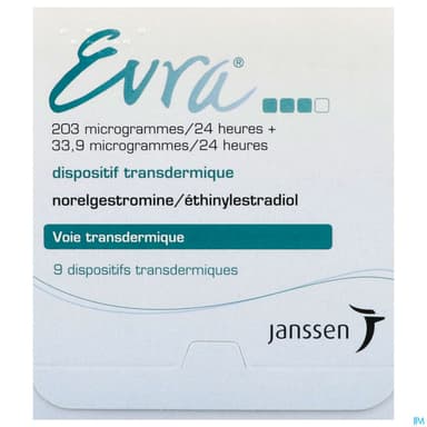 Evra 203mcg/33.9mcg/24h Dispositif Transdermique 9