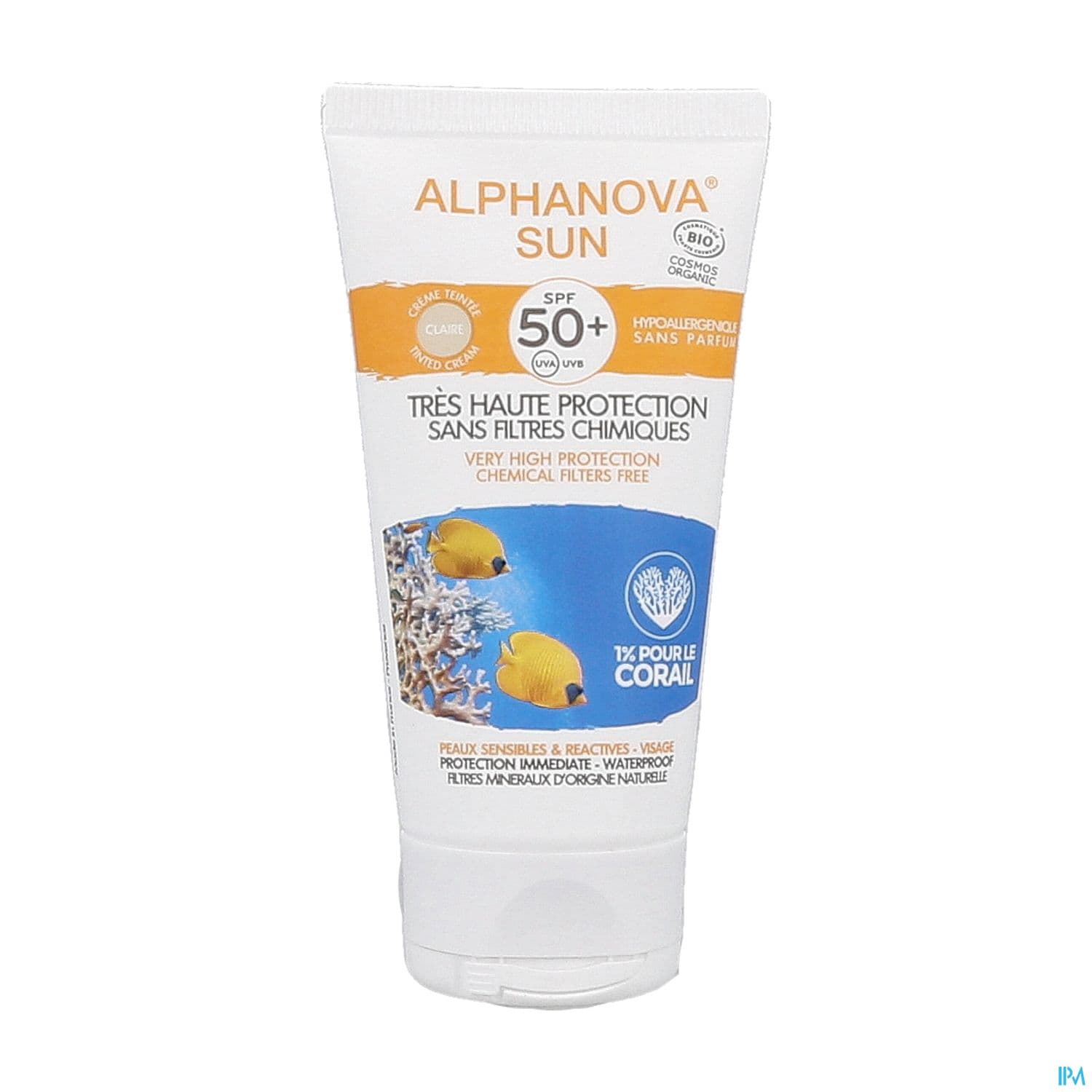 ALPHANOVA SUN 50+ TEINT CLAIR 50G