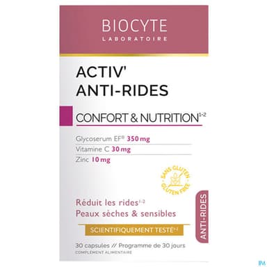 BIOCYTE ACTIV' ANTI-RIDE CAPS 30