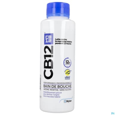 Cb12 Bain De Bouche Solution Menthe Sans Alcool 500ml