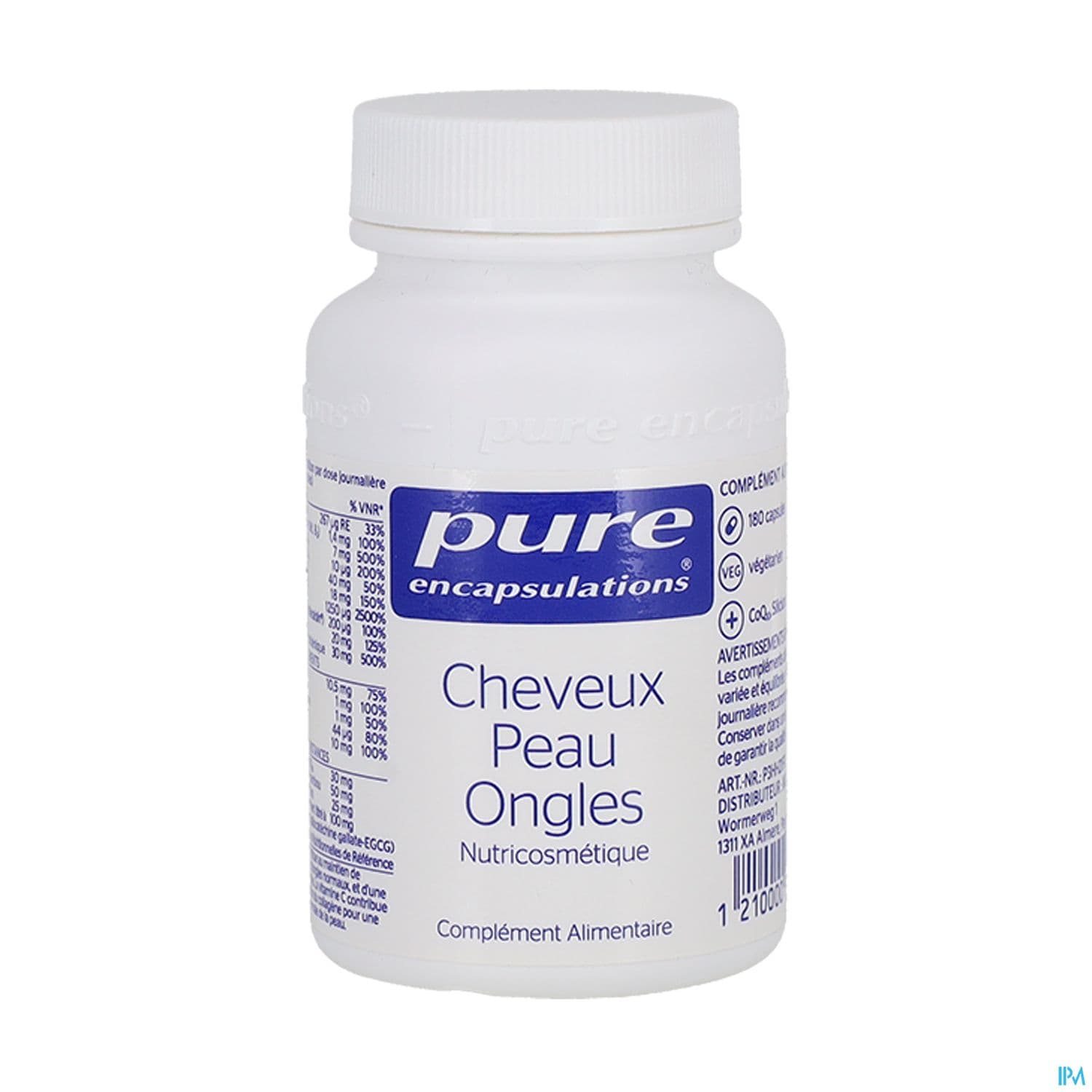 PURE ENCAPSUL CHEV/PEAU/ONG CAP180
