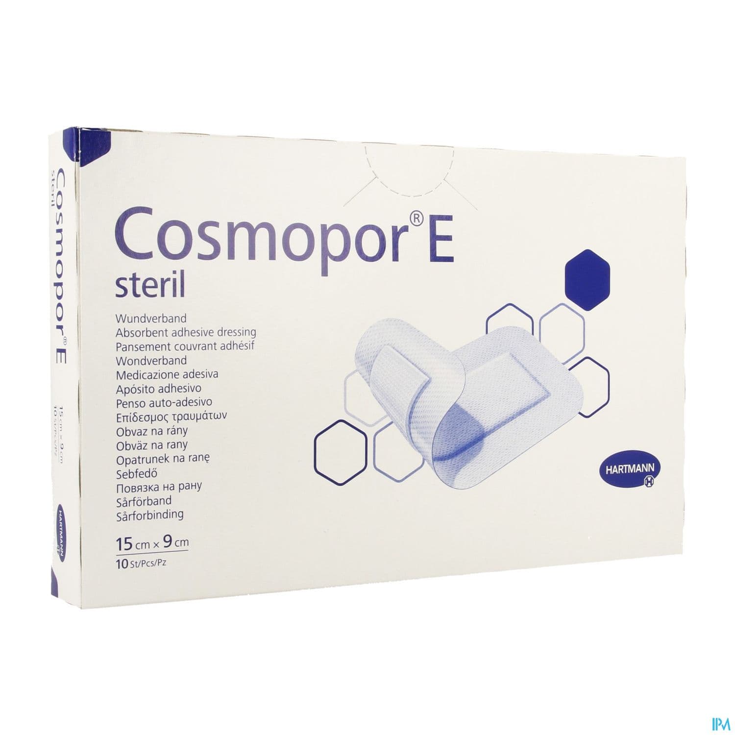 COSMOPOR E STERIL PANS 15X9CM10