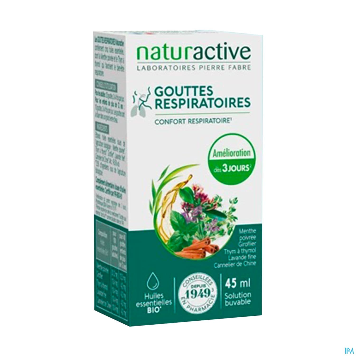 NATURACTIV GTTE RESPIRATOIRE 45ML