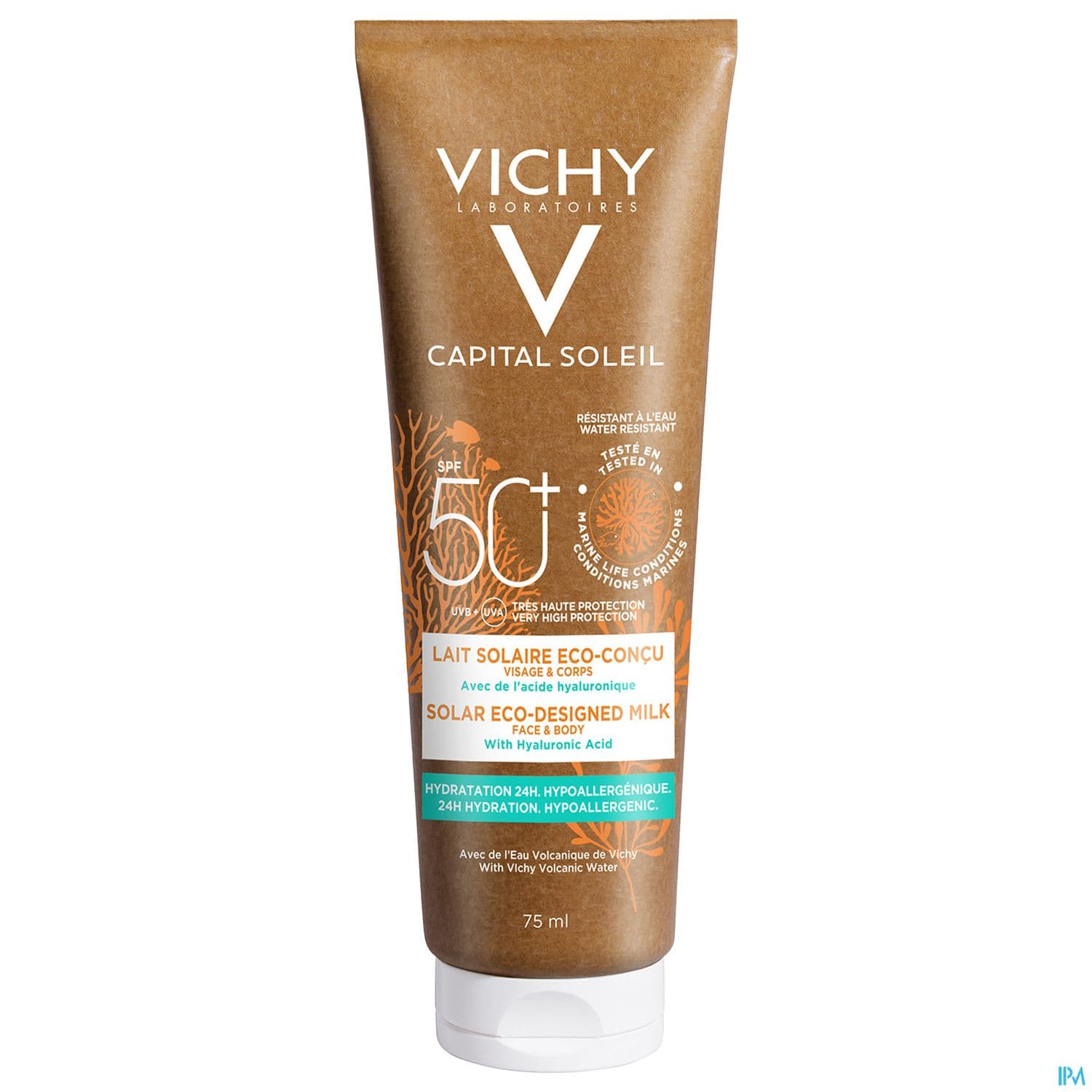 Vichy Capital Soleil Lait Solaire Eco Concu Spf50+ 75ml