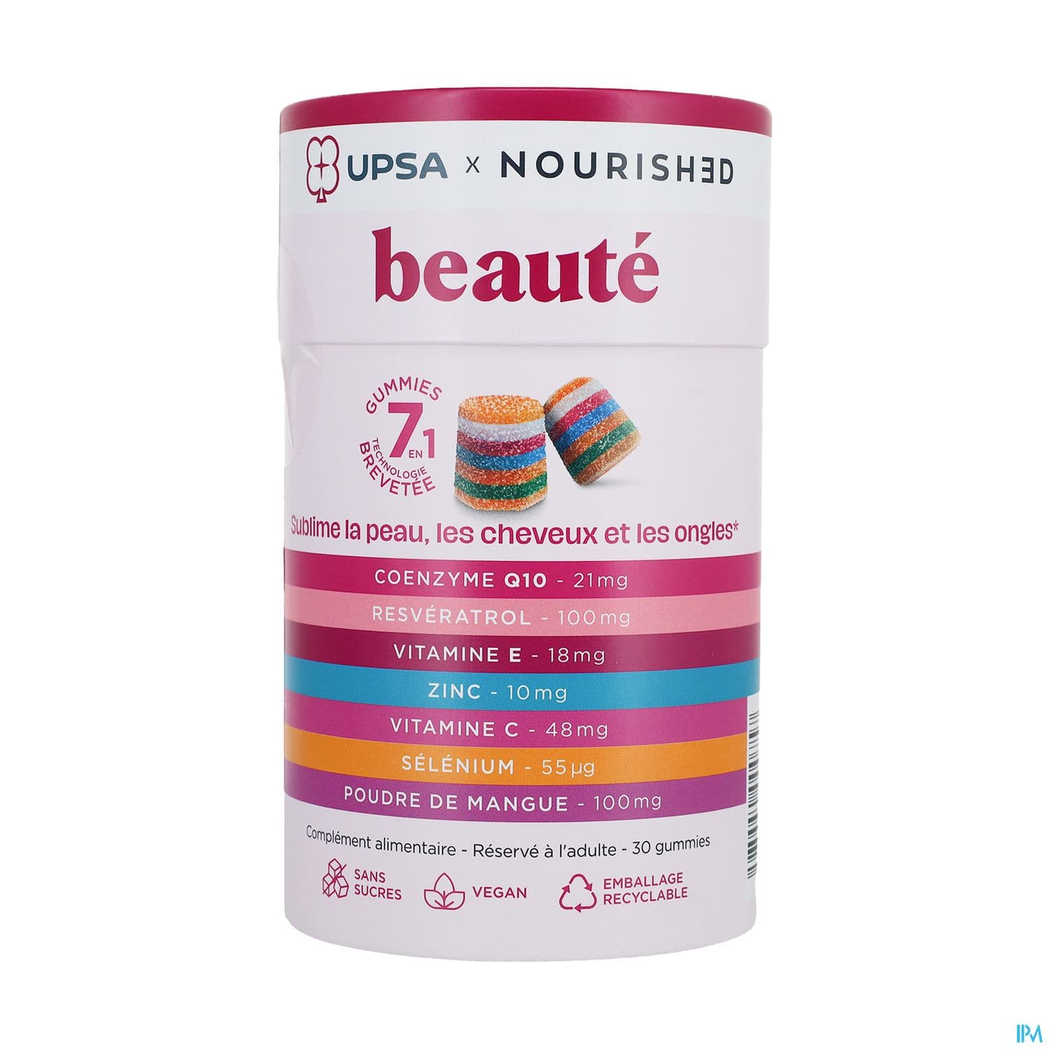 Upsa X Nourished Beaute 7en1 Gommes 30
