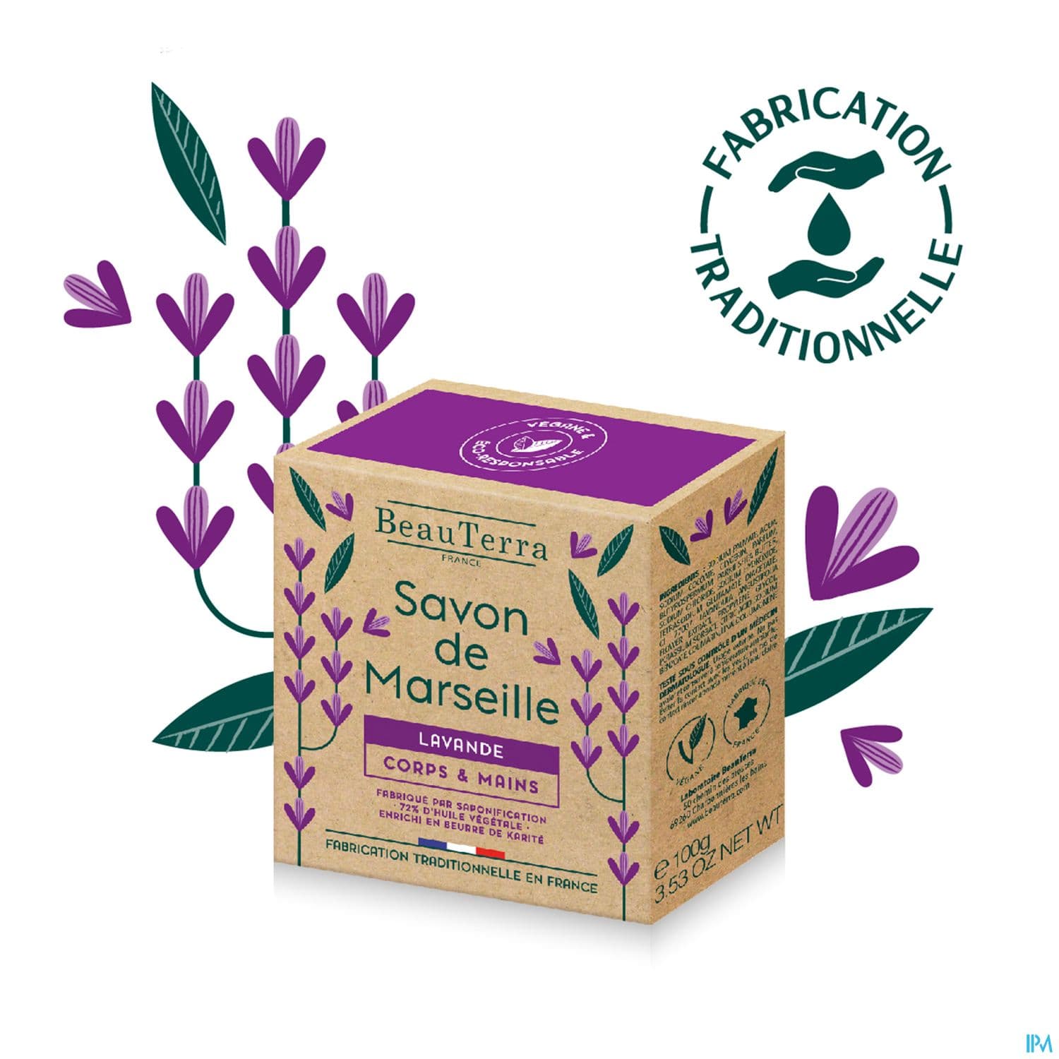 BEAUTERRA SAV MARS LAVANDE 100G