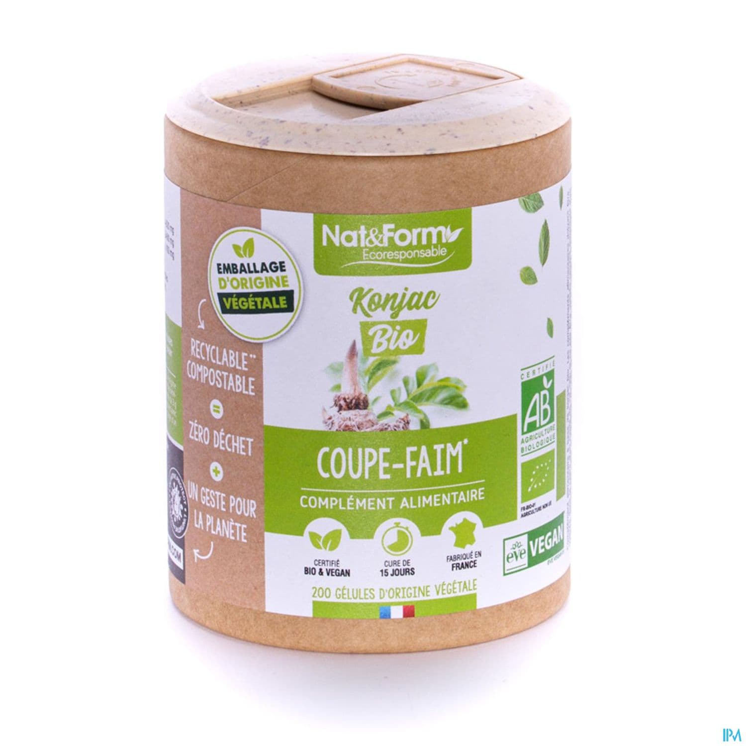 Nat Et Form Ecoresponsable Konjac Bio Gelule Vegetale 90