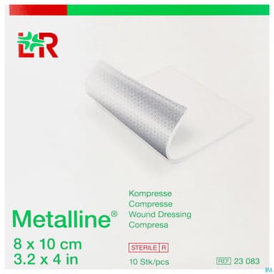 Lohmann Metalline Compresse Aluminee 8cm X 10cm