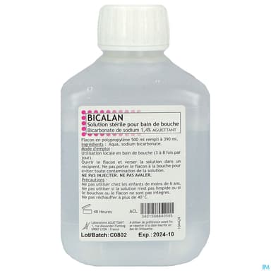 BICALAN B/BOUCH SOL STERIL500ML