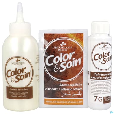 3 CHENES COLOR/SOIN BL DORE 7G