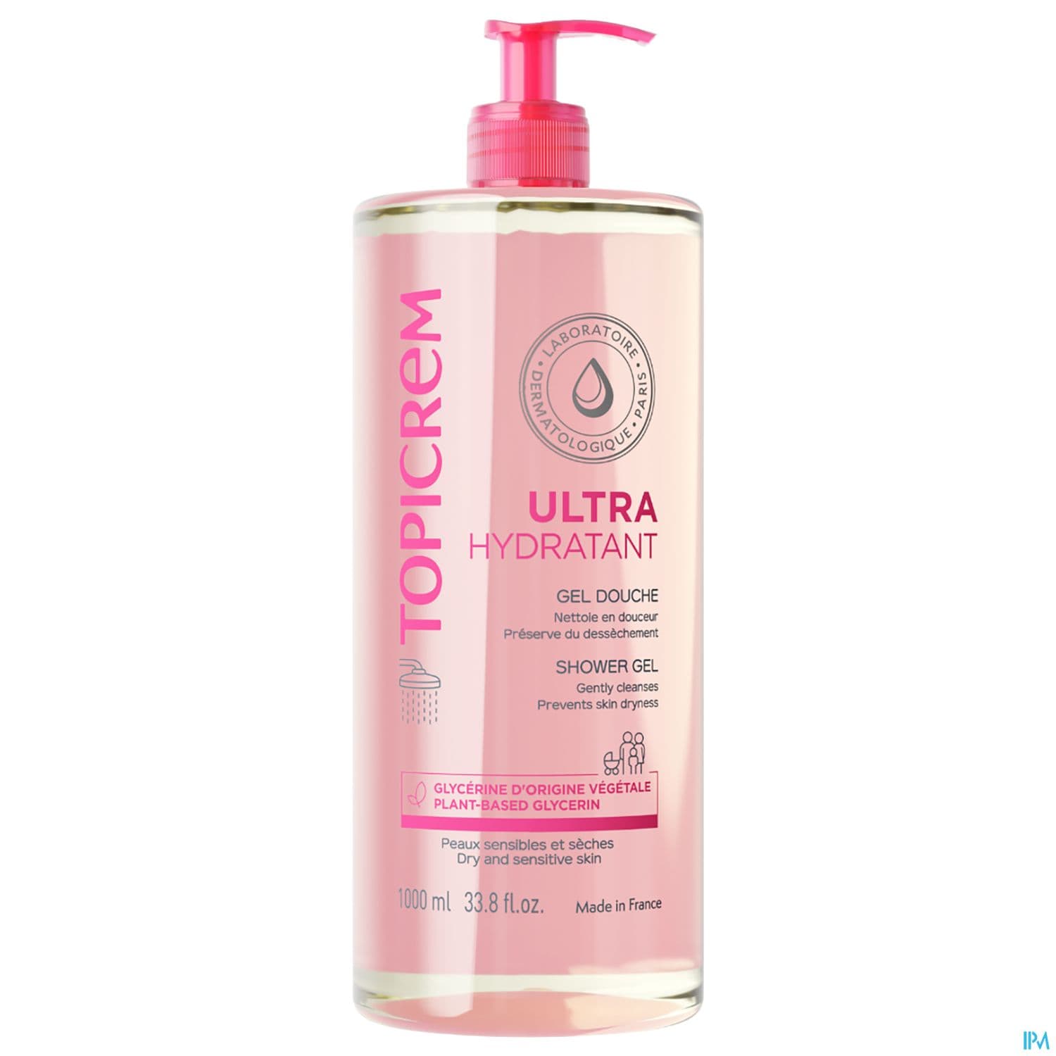 TOPICREM ULT/HYDR GEL DOUCHE 1L