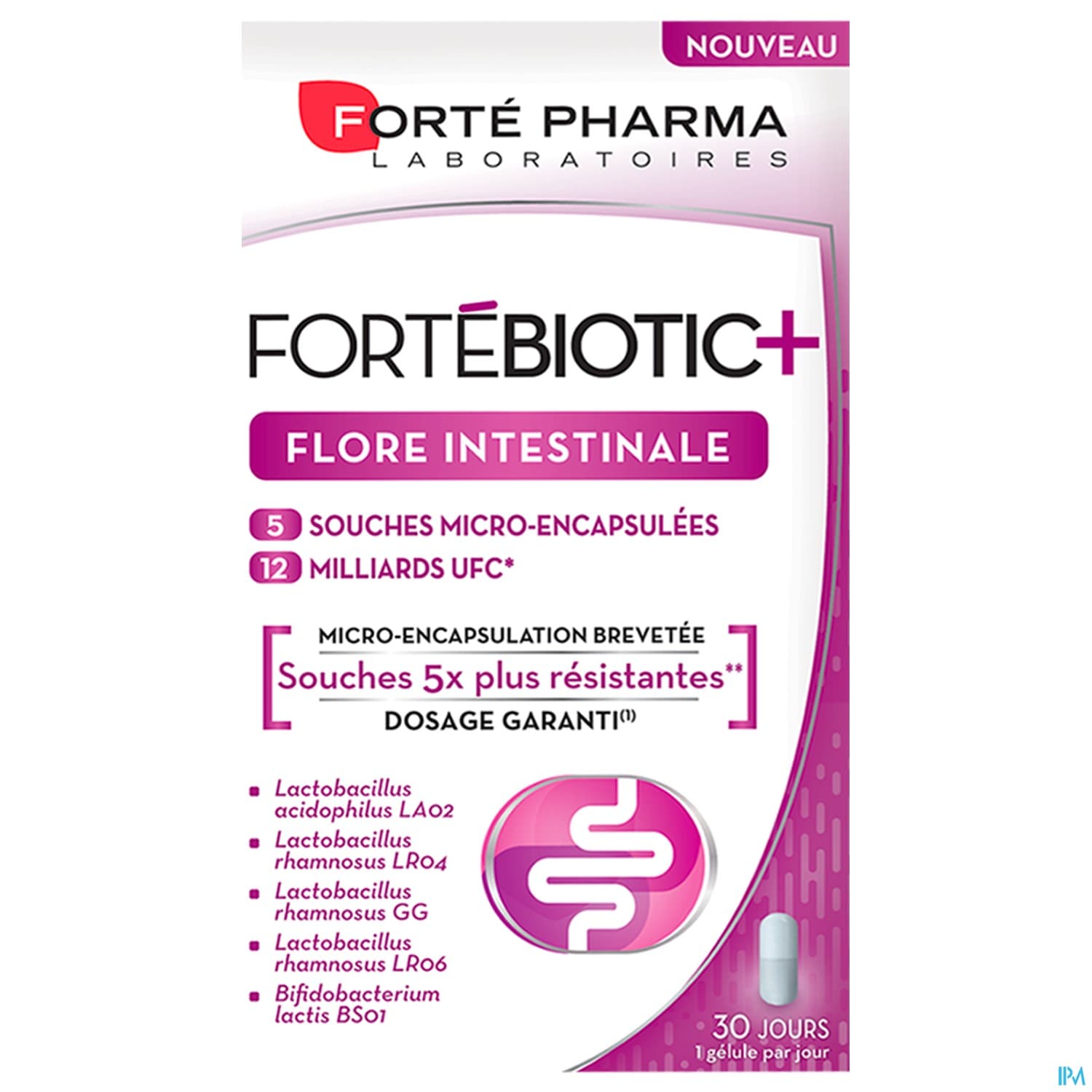 Forte Pharma Fortebiotic+ Flore Intestinale Gelule 30