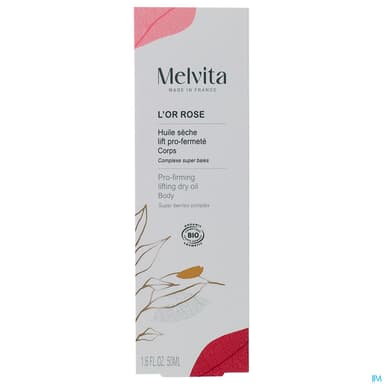 MELVITA HLE FERMETE OR ROSE 50ML
