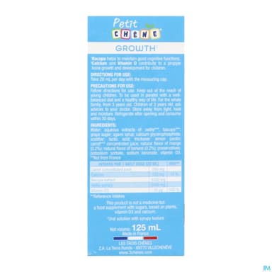 Petit Chene Croissance 125ml
