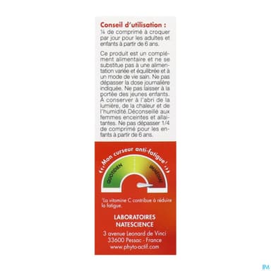 Phyto Actif Acerola Plus 500 Comprime 24