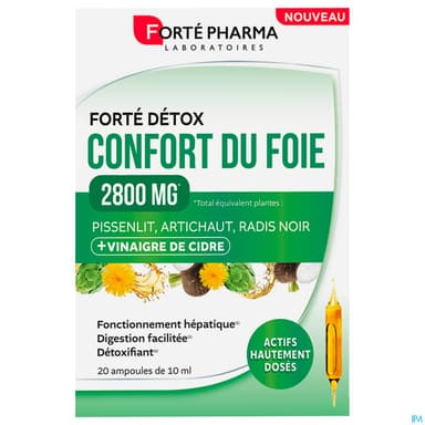 FORTE DETOX CONFORT DU FOIE AMP 20