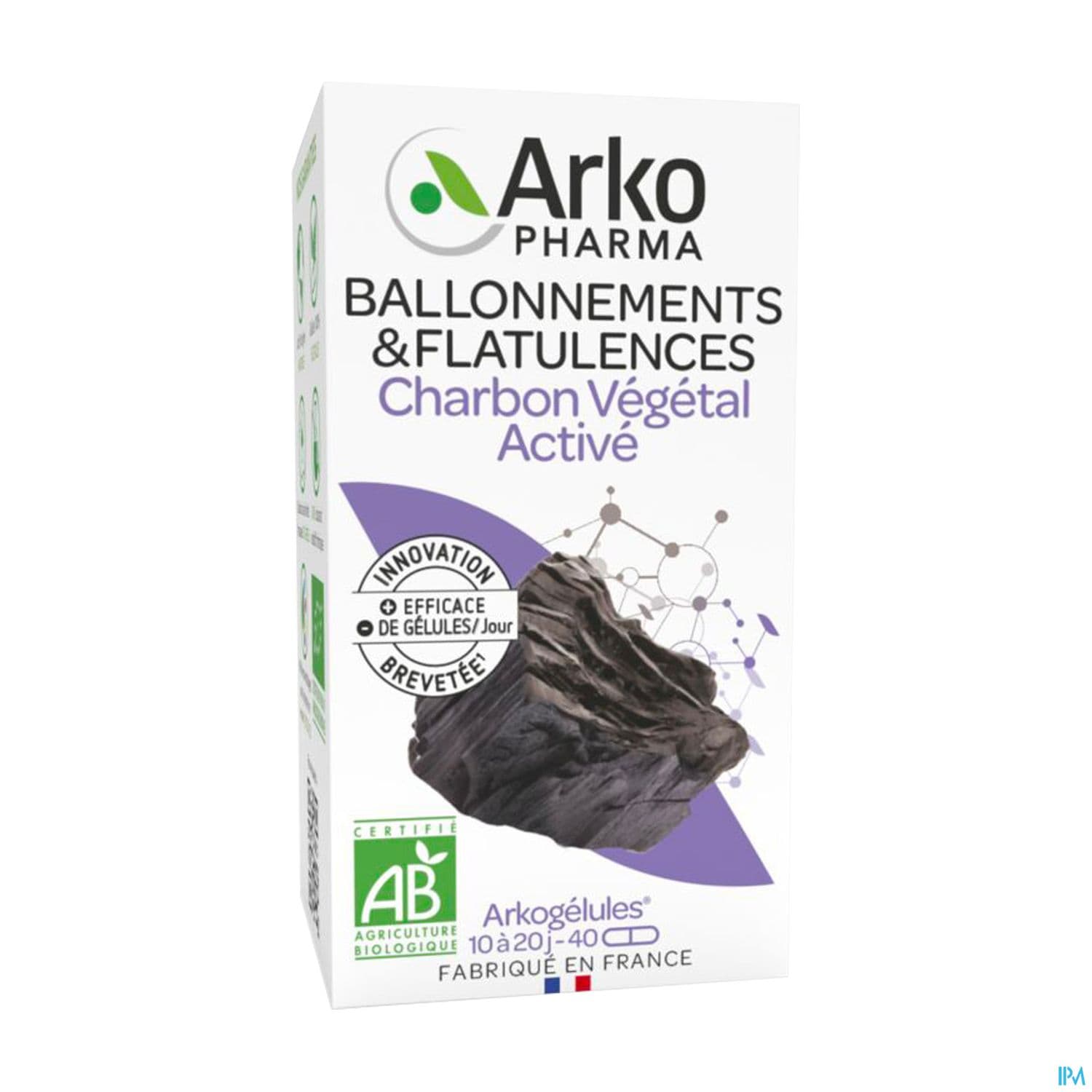 Arkopharma Arkogelules Charbon Vegetal Bio Gelule 40